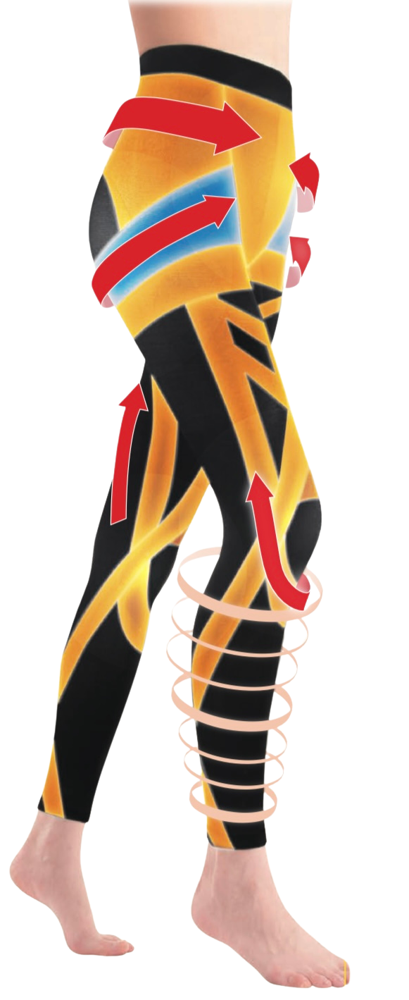 【TIPNESS監修】2枚セットで7,980円!ラクネス テーピングスパッツ