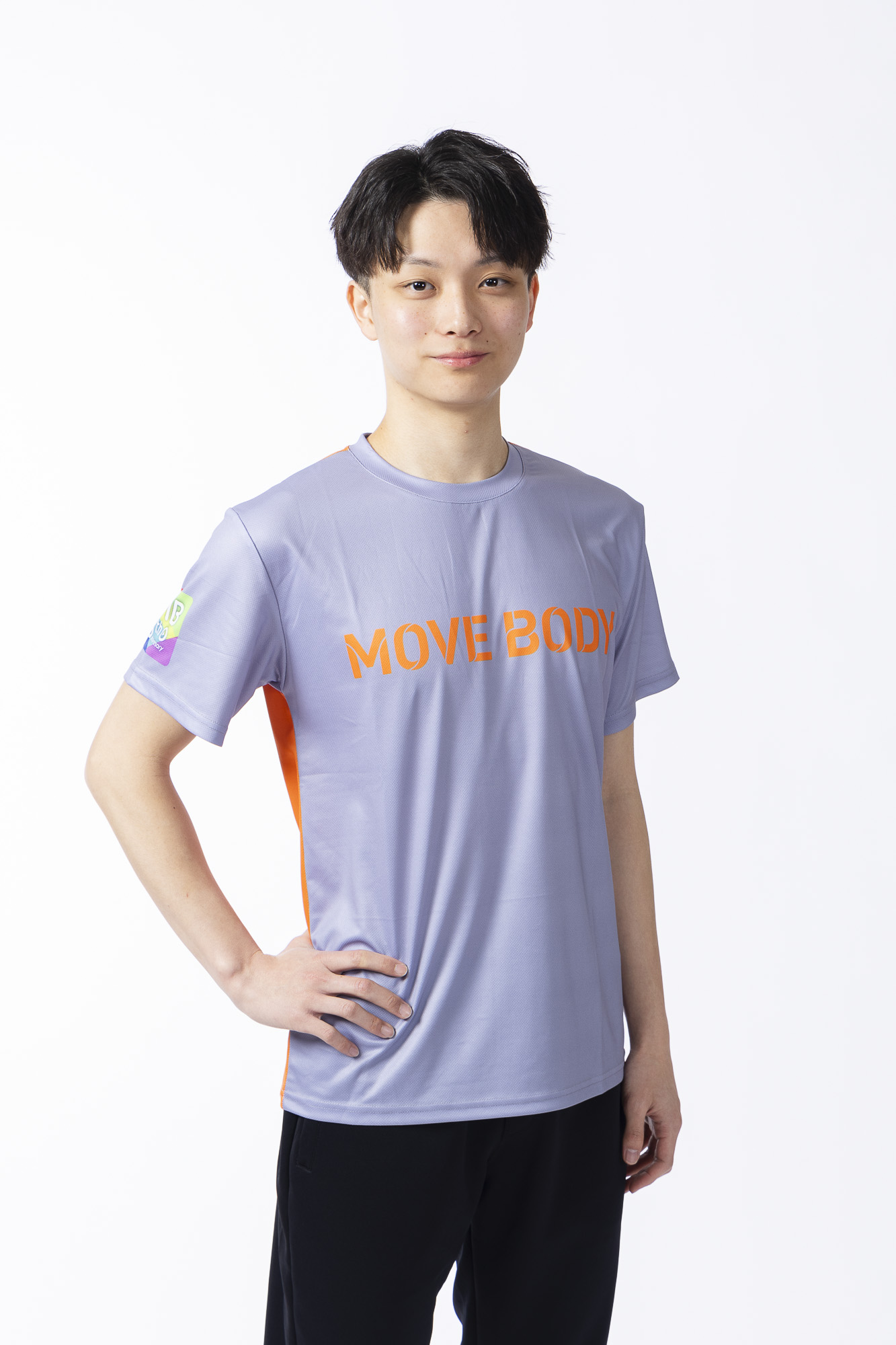 MOVE　BODY　　　　　　　　５周年記念Tシャツ　　　　　　　　　　　【グレー×TIPオレンジ】