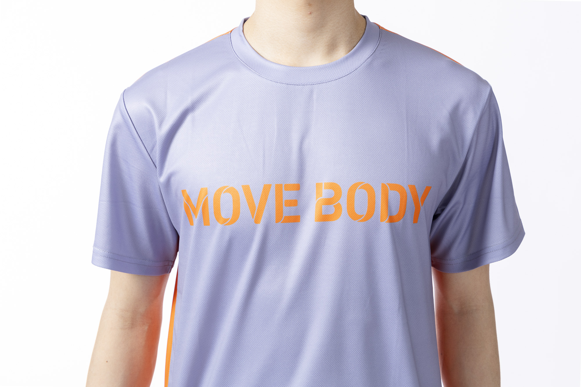 MOVE BODY 5周年記念Tシャツ 【グレー×TIPオレンジ】