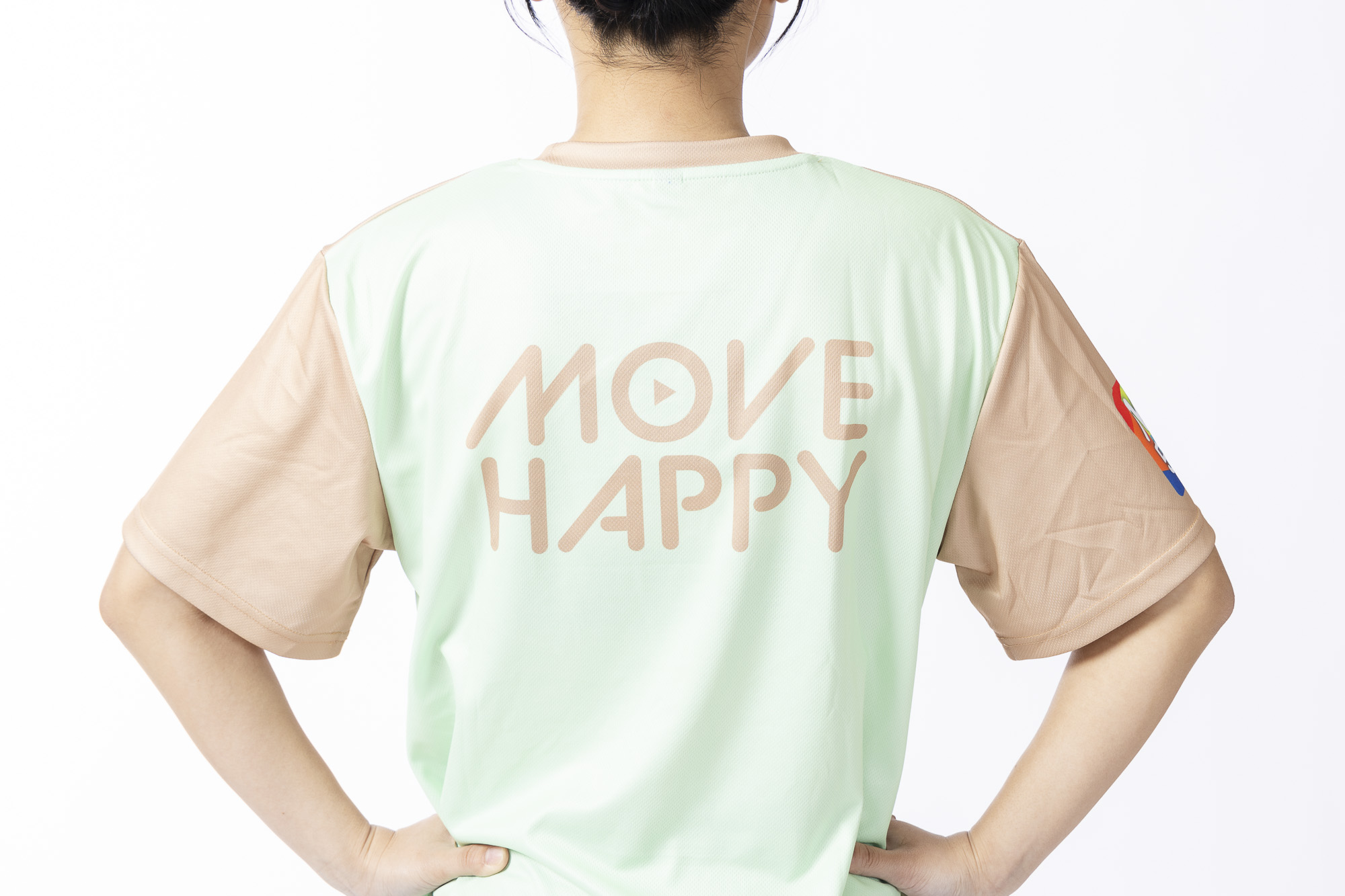 MOVE BODY 5周年記念Tシャツ 【カーキ×ミントグリーン】