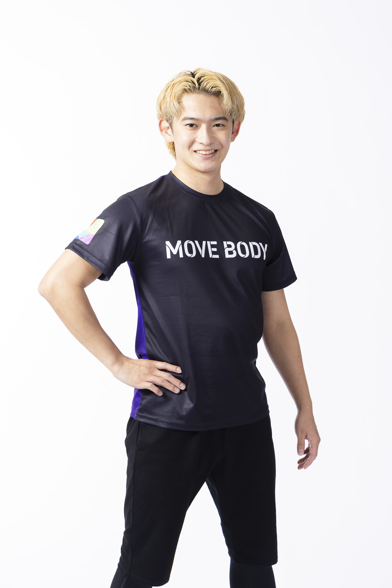 MOVE　BODY　　　　　　　　５周年記念Tシャツ　　　　　　　　　　　【ブラック×ブルーパープル】