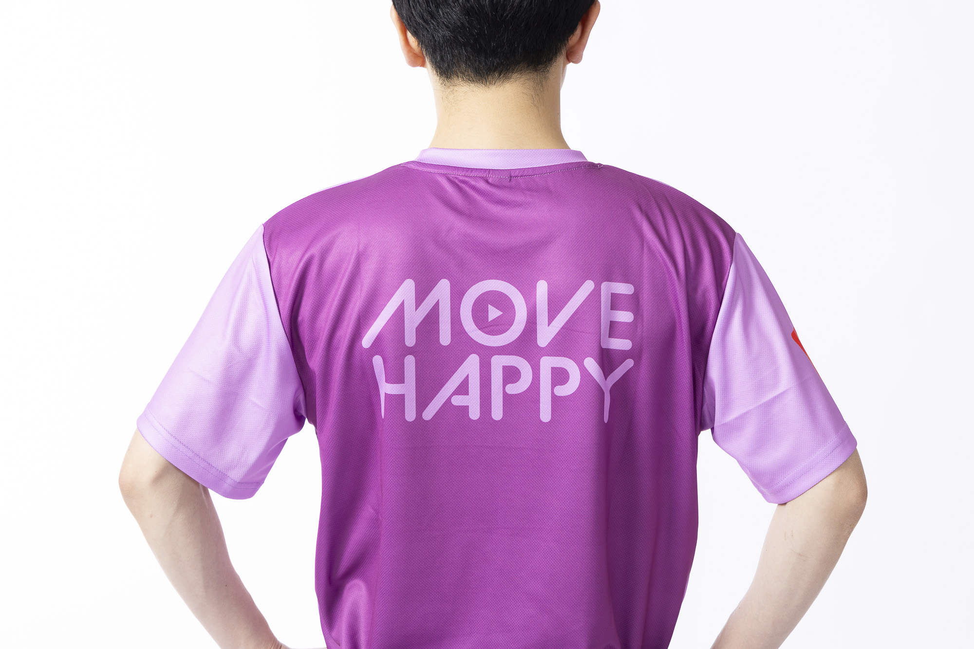 MOVE BODY 5周年記念Tシャツ 【パープルピンク×パープル】