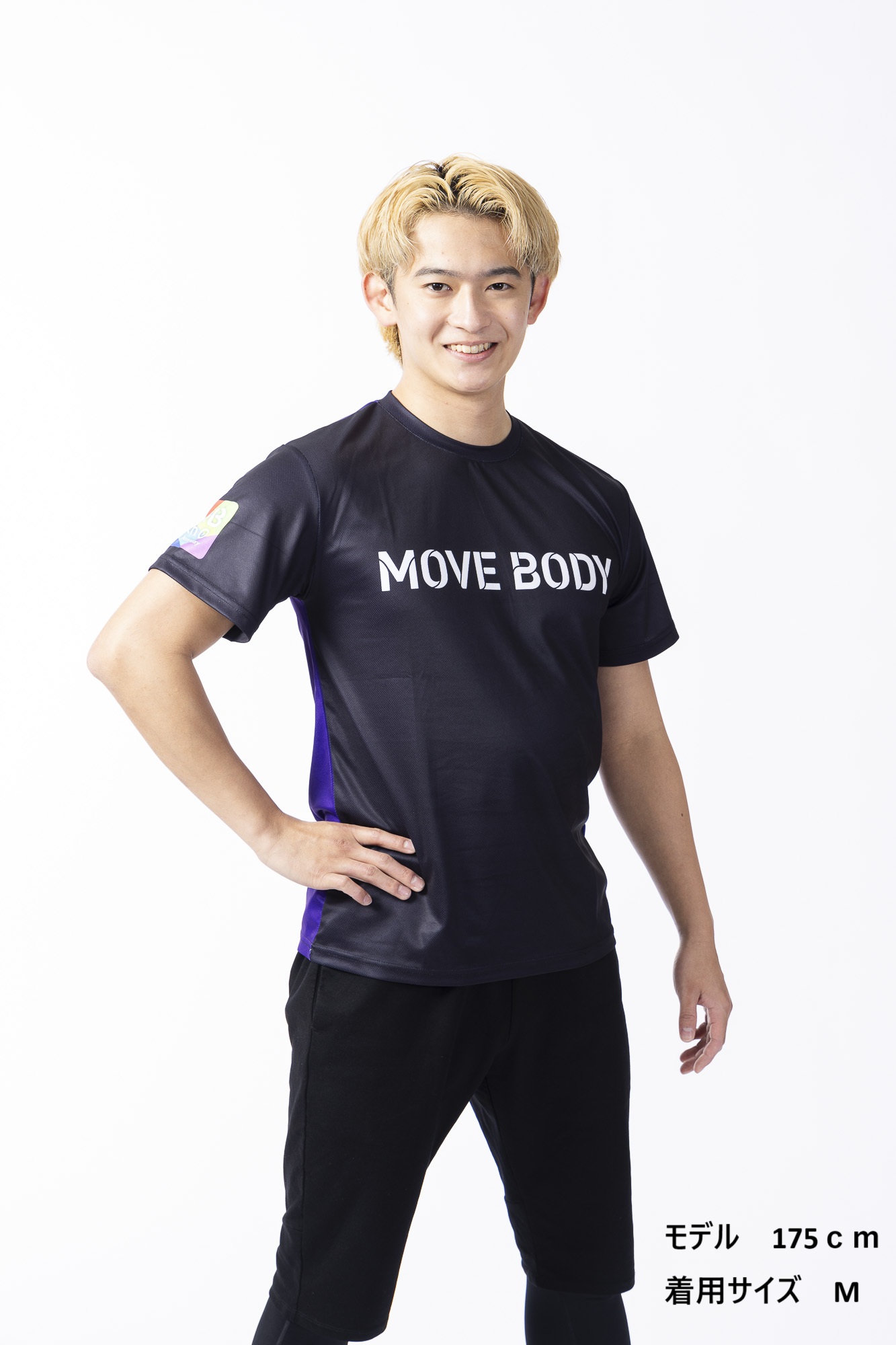 MOVE　BODY　　　　　　　　５周年記念Tシャツ　　　　　　　　　　　【ブラック×ブルーパープル】