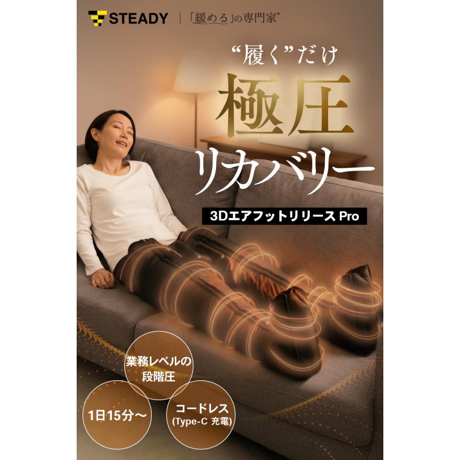 STEADY 3Dエアフットリリース Pro ST161