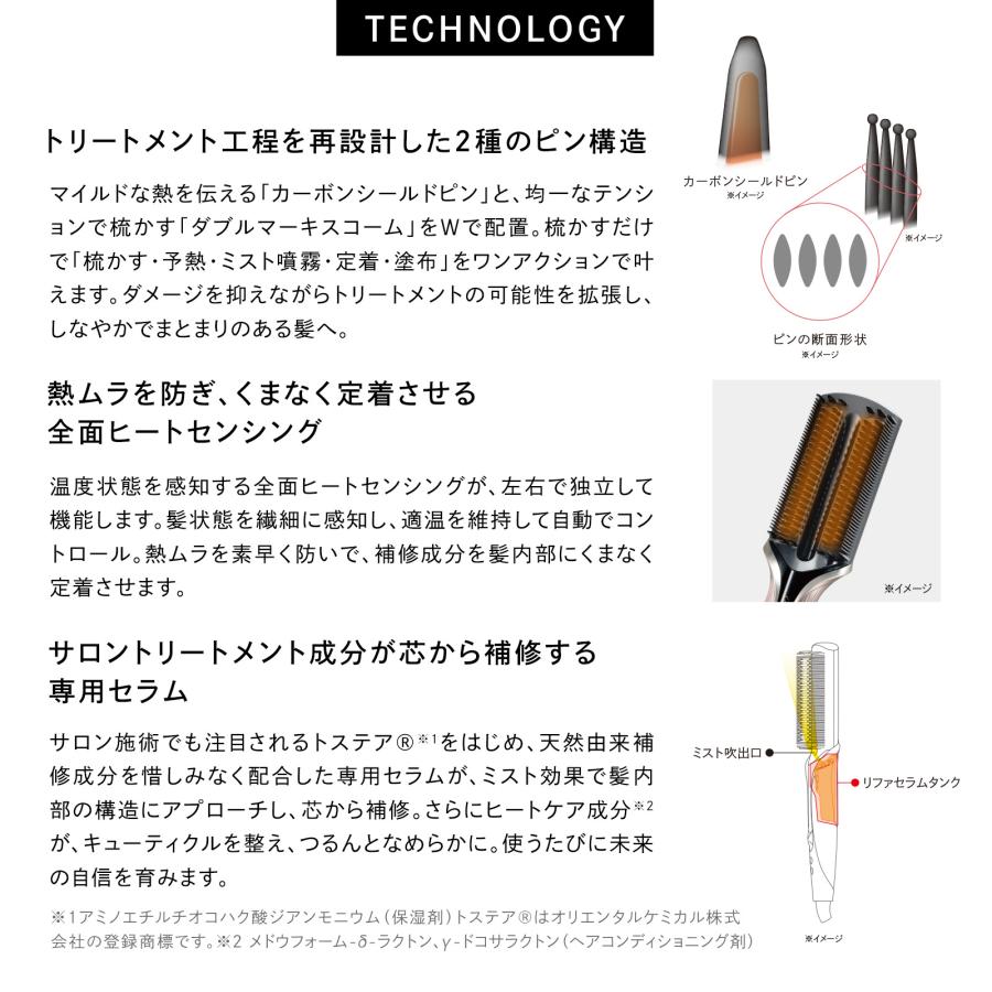 リファ トリートメントアイロン セット(本体+トリートメントセラム150ml)
