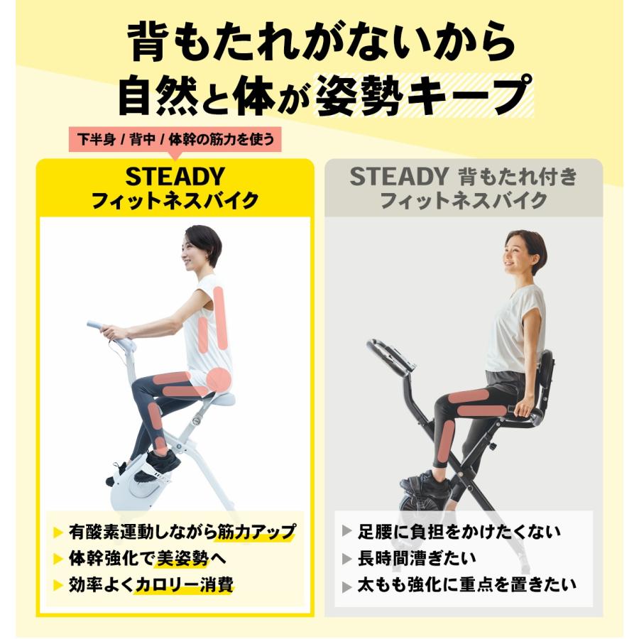STEADY フィットネスバイク ST102【送料無料】