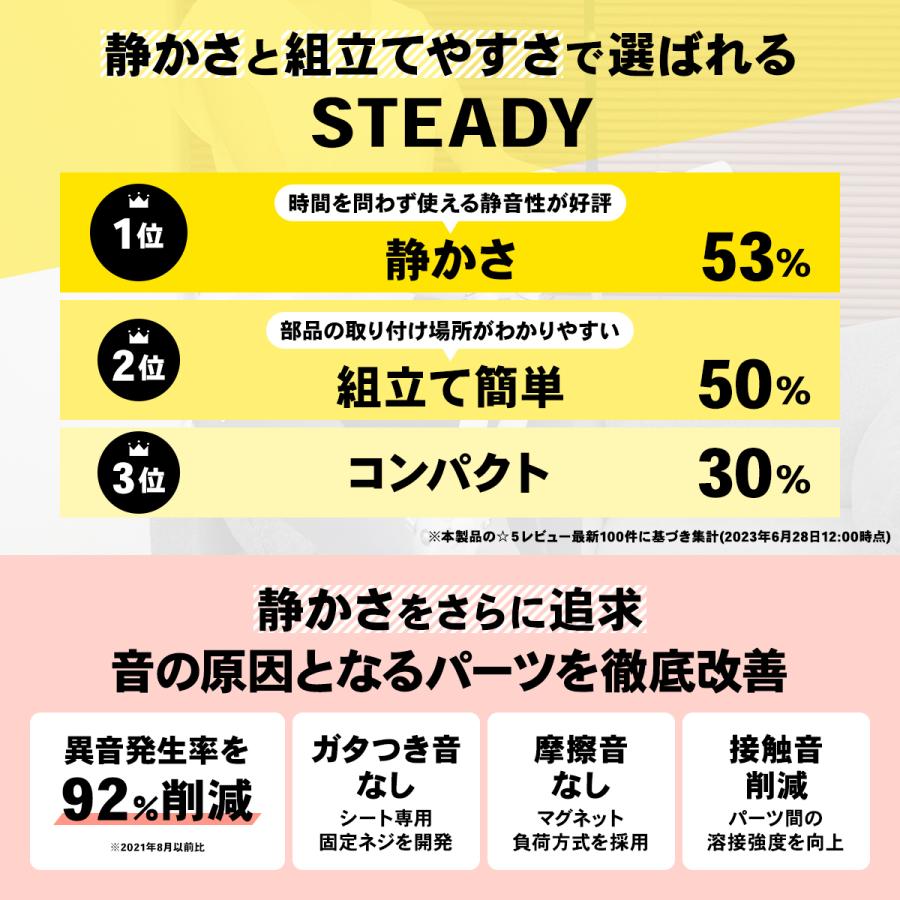 STEADY フィットネスバイク ST102【送料無料】