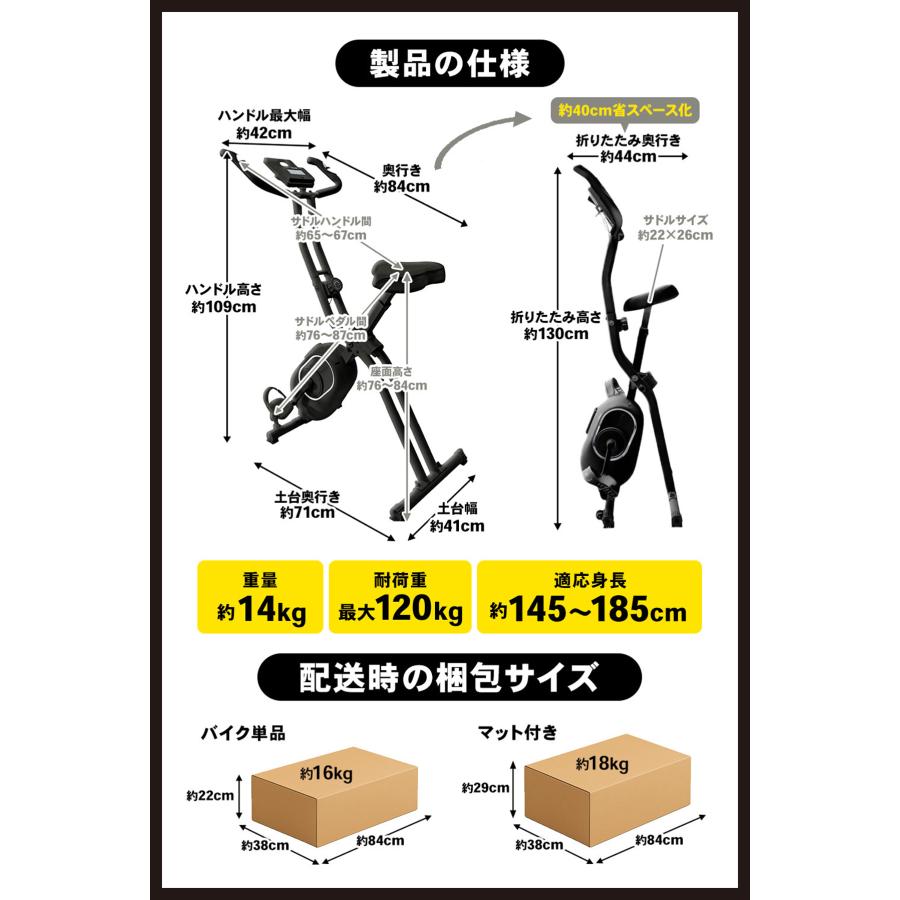 STEADY フィットネスバイク ST102【送料無料】