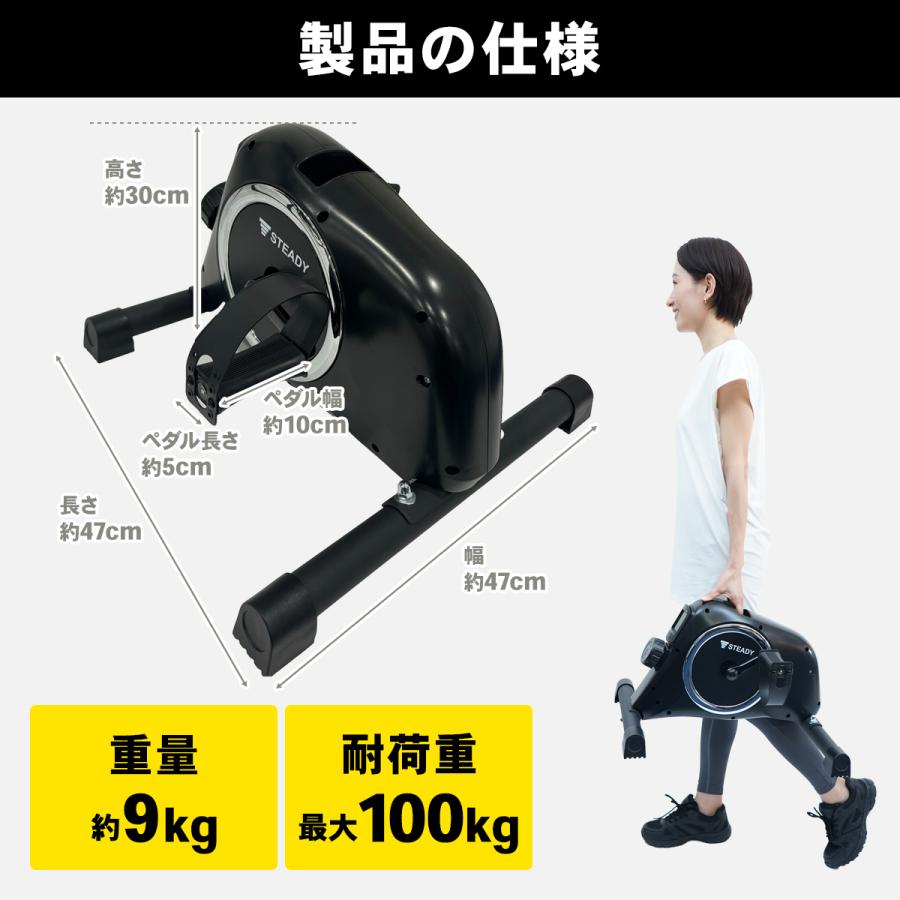 STEADY ミニフィットネスバイク ST121【送料無料】